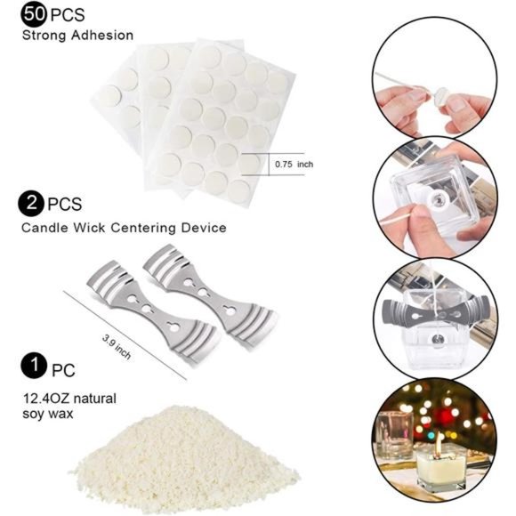 Candle Making Kit Supplies,DIY Craft Tools Including Candle Make Pouring Pot - Picture 2 of 8